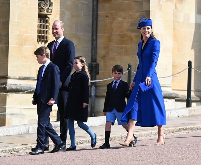 Принц Уильям, Кейт Миддлтон, принц Джордж, принцесса Шарлотта и принц Луи фото № 1