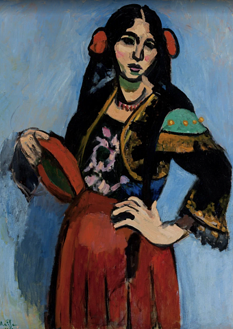 Анри Матисс, "Испанка с бубном", 1909 фото № 4