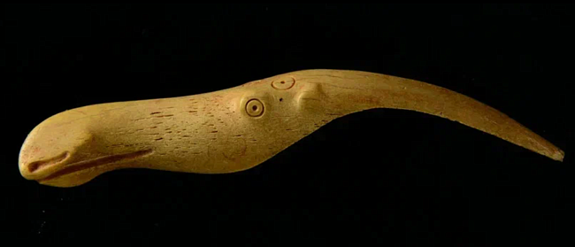 Скульптурное изображение головы лося (рог) фото № 4