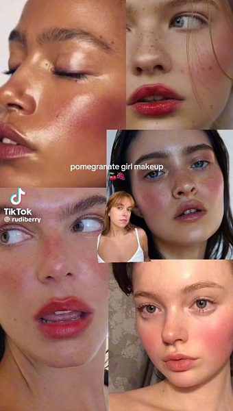 Pomegranate girl makeup: простой бьюти-тренд, который нужно попробовать каждой фото № 3