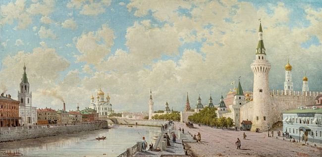 Василий Верещагин. «Вид Московского Кремля с Софийской набережной», 1880-е, собрание Андриана Мельникова фото № 10