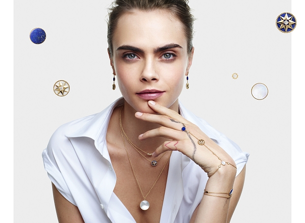 Модель Кара Делевинь — героиня новой кампании ювелирной линии Dior