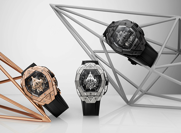 Hublot представили лимитированный выпуск Spirit of Big Bang Sang Bleu, созданном в сотрудничестве с Максимом Плесчиа-Буши