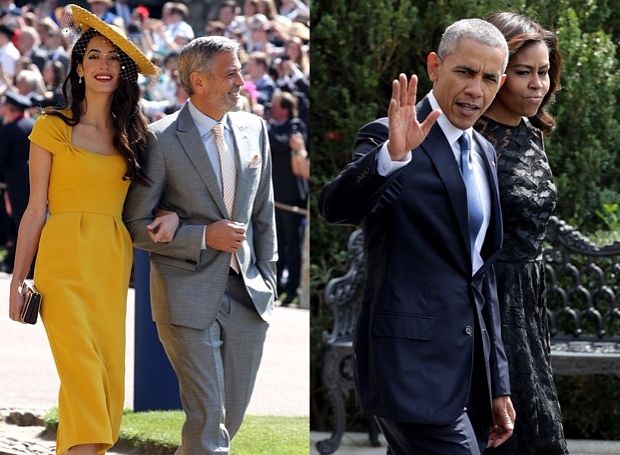 Амаль и Джордж Клуни провели выходные с семьей Барака Обамы