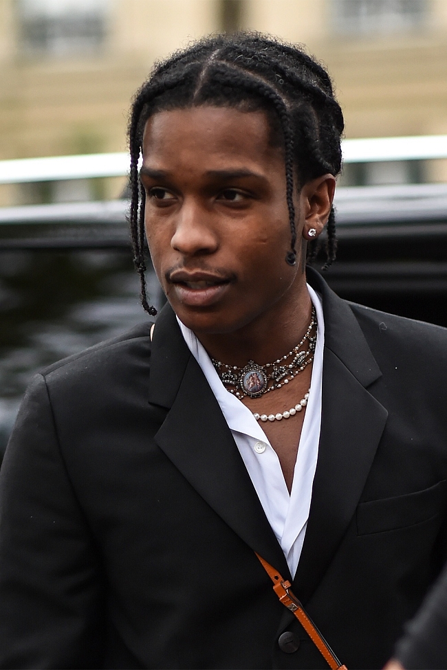 A$AP Rocky на показе Loewe во время Недели моды в Париже, сентябрь 2019 фото № 2