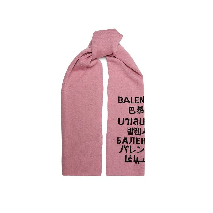 Розовый шерстяной шарф Balenciaga, 35 850 руб. (tsum.ru) фото № 13
