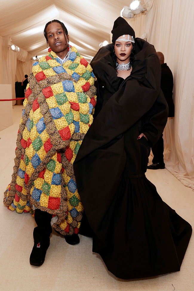 A$AP Rocky и Рианна в Balenciaga Couture фото № 1