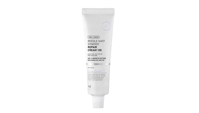 Успокаивающий крем с EGF и микроиглами VT Cosmetics Reedle Shot Synergy Repair Cream 100 фото № 6