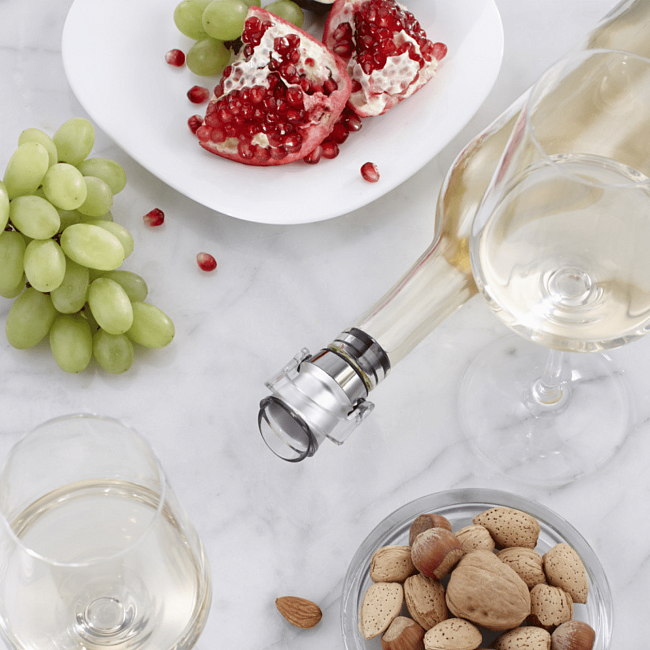Дропстоп Trudeau, Origin Wine Pourer and Stopper (WineStyle) фото № 8