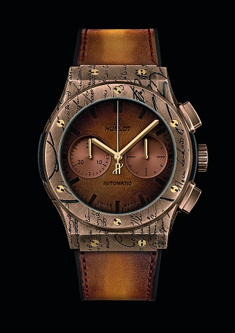 Ключевой аксессуар вашего образа: часы Hublot Сlassic Fusion с кожаным циферблатом фото № 3