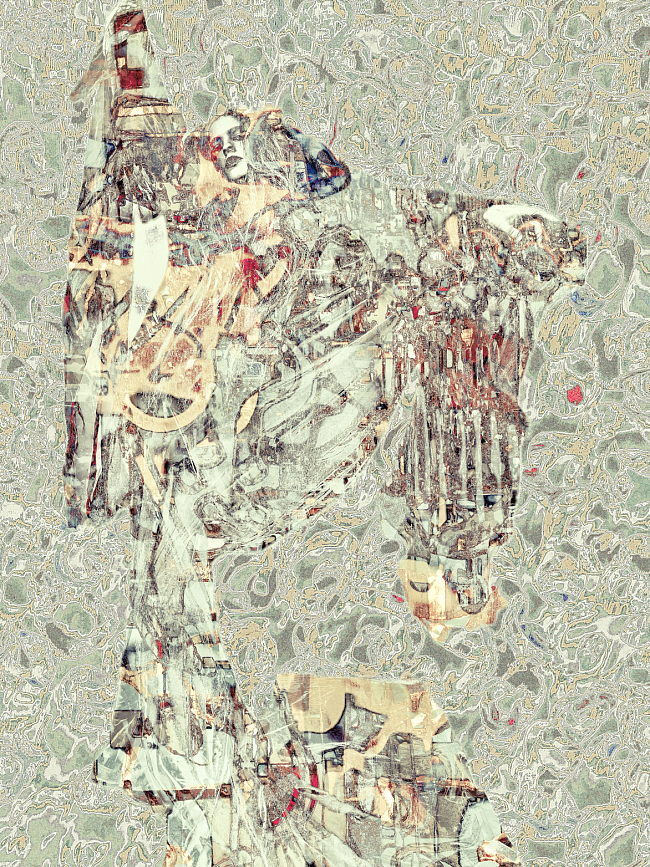 Анна Чиповская. Из серии «Музы». Смешанная техника, 2025 фото № 3