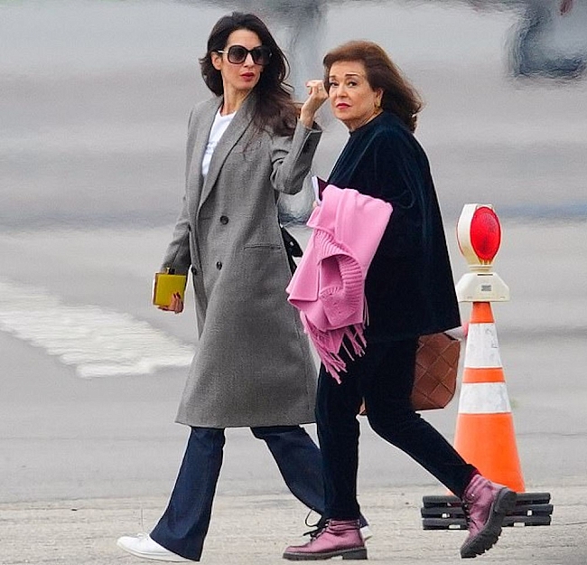 Амаль Клуни и ее мать Бария Аламуддин фото № 2