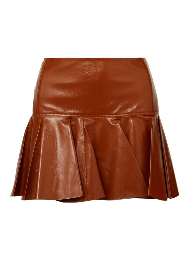 Кожаная юбка-мини Chloé, 136 630 руб.  фото № 16