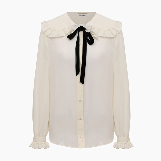 Блуза Saint Laurent, 94950 рублей, магазины Saint Laurent фото № 5