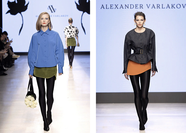 Контраст фактур, элементы викторианской эпохи и эстетика 80-х: чем еще поразили дизайнеры на Московской неделе моды фото № 10