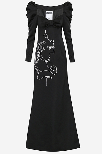 Платье макси с объемными рукавами Moschino, 143 600 рублей, bosco.ru фото № 6