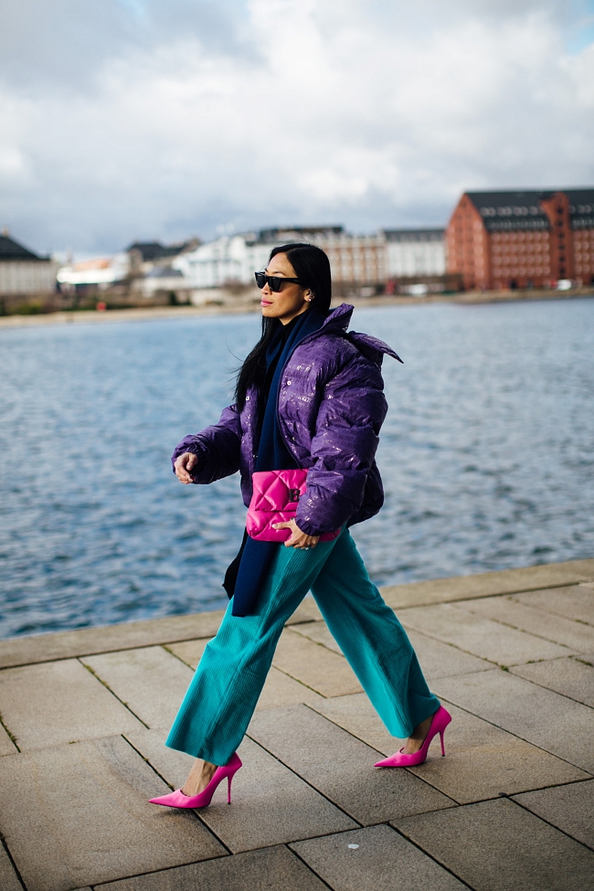 Стритстайл на Неделе моды в Копенгагене сезона осень-зима 2022/23 фото № 5