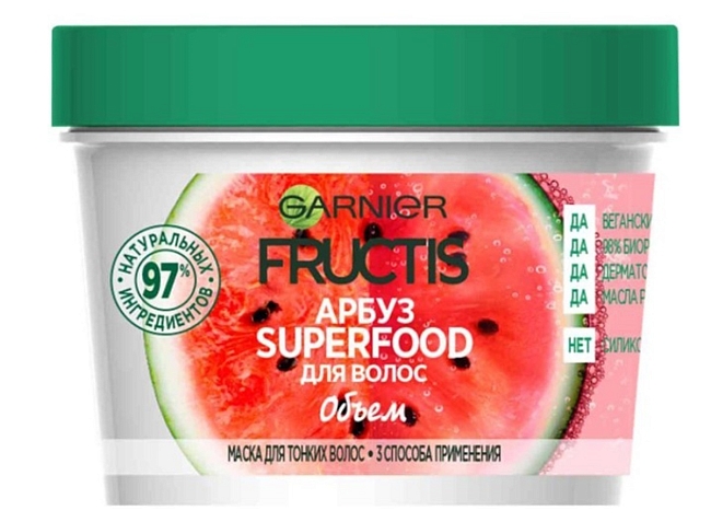 Универсальное средство для волос Garnier Fructis Superfood «Арбуз» фото № 15