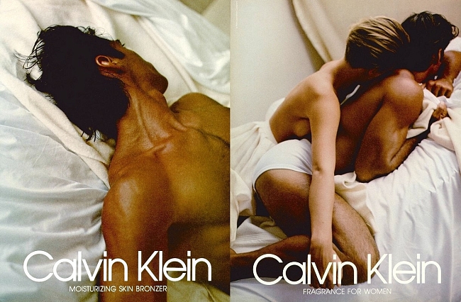 Рекламная кампания Calvin Klein весна-лето 1984, фотографии Брюса Вебера фото № 6