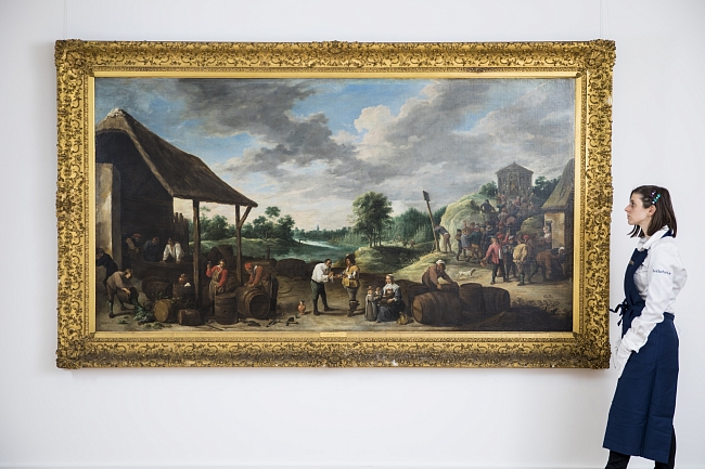 На аукционе Sotheby's представят картину Давида Тенирса Младшего «Урожай вина» фото № 1