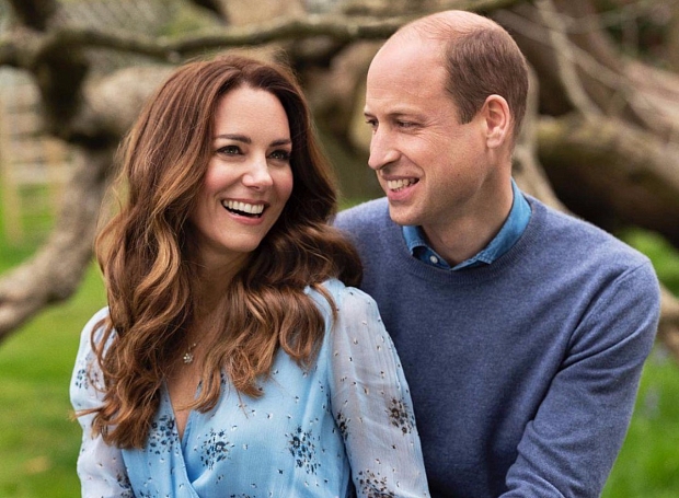 Кейт Миддлтон и принц Уильям поделились редким семейным видео