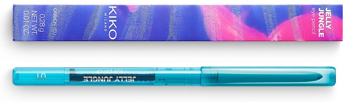 Карандаш Jelly Jungle Eye Pencil от Kiko Milano, оттенок 01 Exotic Teal, 590 руб. фото № 10