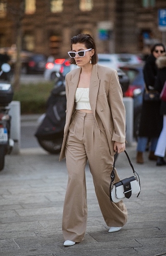 Стритстайл: что носили на Неделе моды в Милане фото № 10
