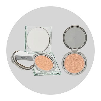 Тональный фиксирующий кушон SPF 50+ Clio фото № 13