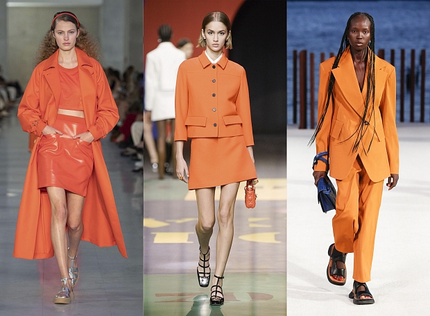 В сезоне весна-лето 2022 дизайнеры дружно полюбили оранжевый. Кажется, без этого цвета теперь не обойтись