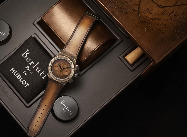 Ключевой аксессуар вашего образа: часы Hublot Сlassic Fusion с кожаным циферблатом