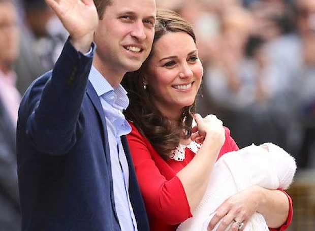 Кейт Миддлтон и принц Уильям обнародовали имя третьего ребенка