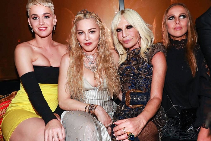 Кэти Перри, Мадонна, Донателла и Аллегра Версаче на афтепати Versace фото № 9